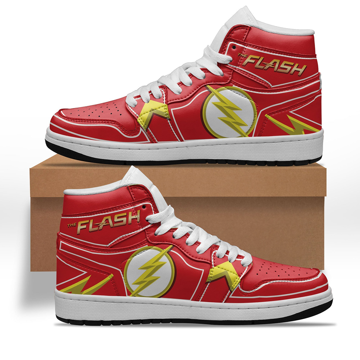 The Flash Shoes Custom Super Heroes Sneakers