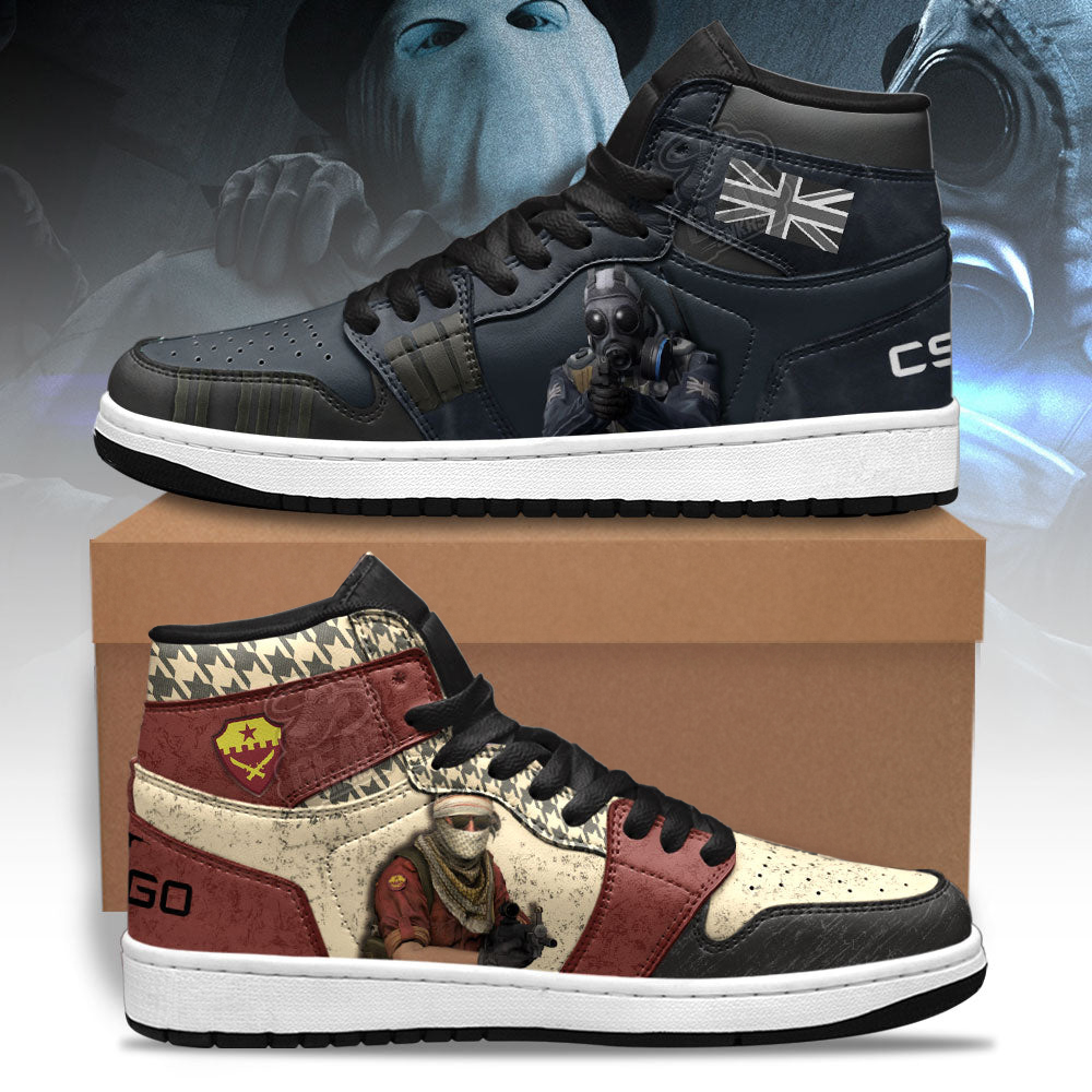 Terrorist vs Terrorist Counter-Strike Skins Shoes Custom For Fans