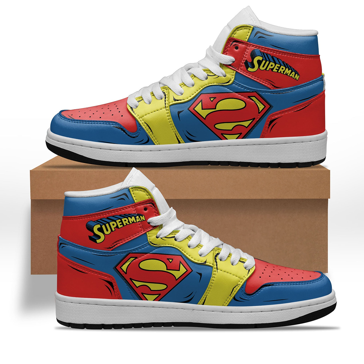 Superman Shoes Custom Super Heroes Sneakers