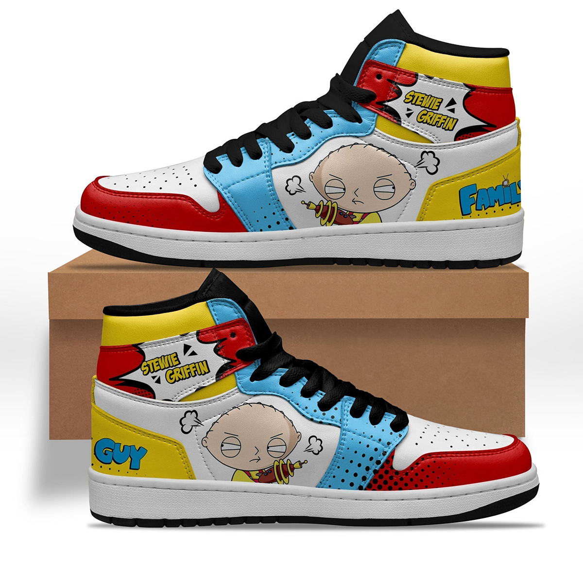 Stewie Griffin Sneakers Custom Family Guy Shoes