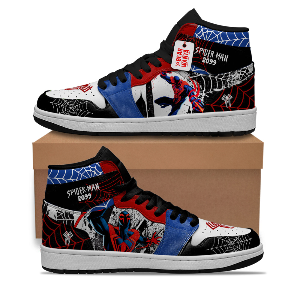 Spider-Man 2099 Spider-Verse Shoes Custom Sneakers For Fans