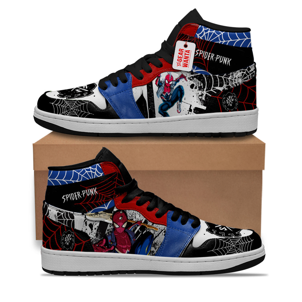 Spider-Punk Spider-Verse Shoes Custom Sneakers For Fans