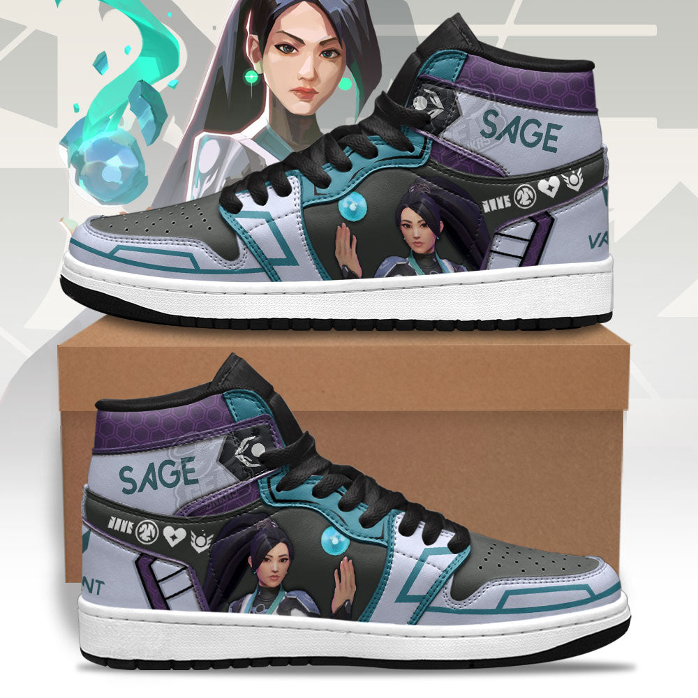 Sage Valorant Agent Shoes Custom For Gamer