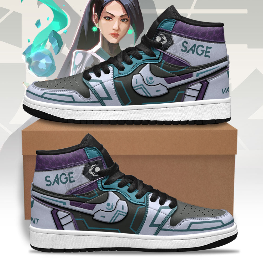 Sage Valorant Agent Sneakers Custom For Gamer