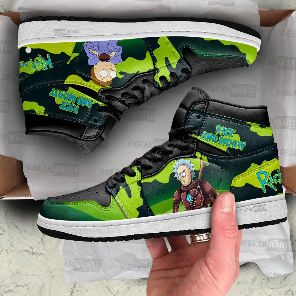 Rick and Morty Crossover Star Wars Sneakers Custom Shoes
