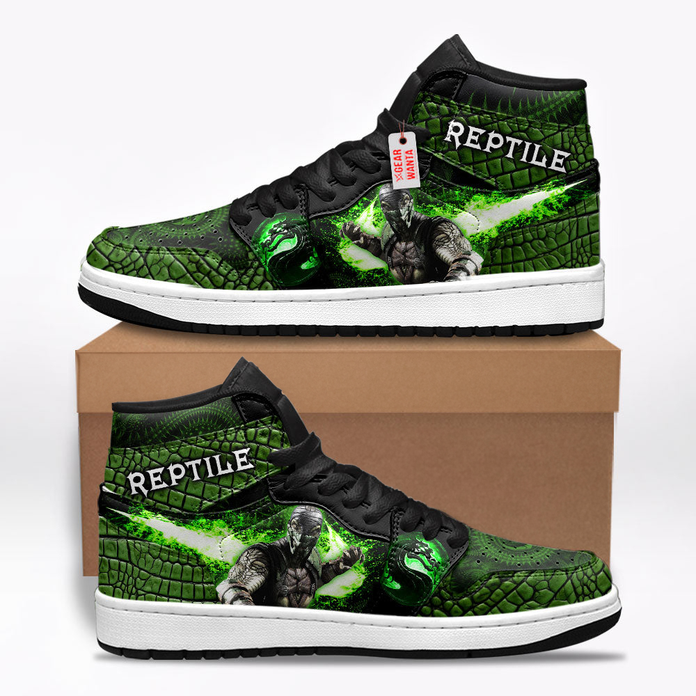Reptile Mortal Kombat Shoes Custom Sneakers For Fans
