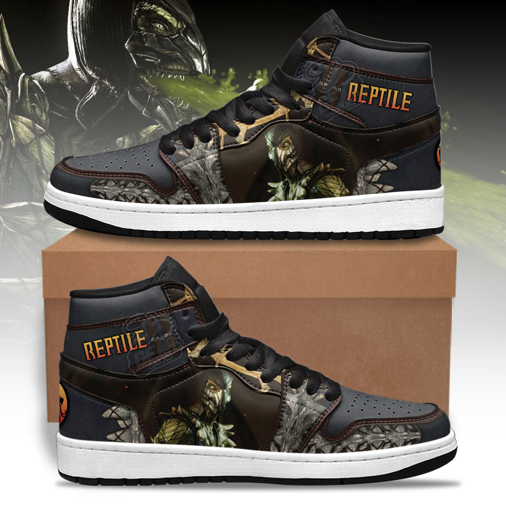 Reptile Mortal Kombat Shoes Custom For Fans