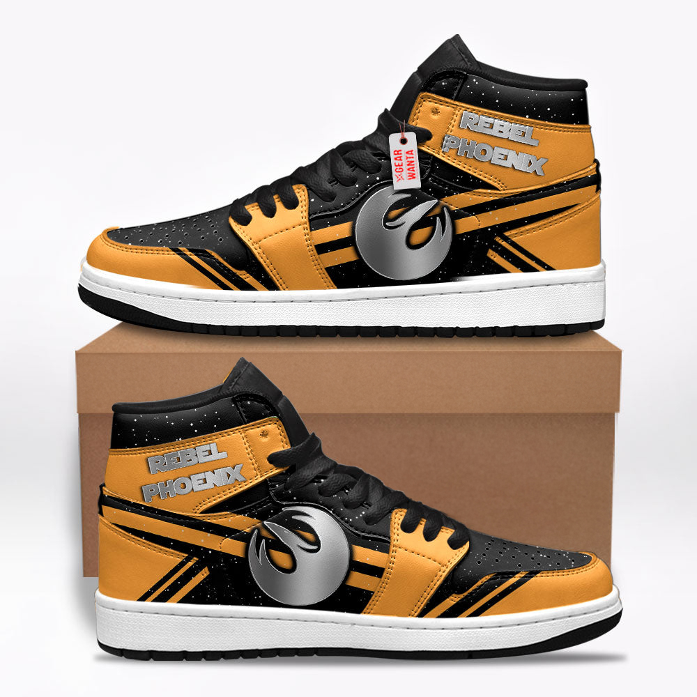 Rebel Phoenix Star Wars Symbols Shoes Custom For Fans