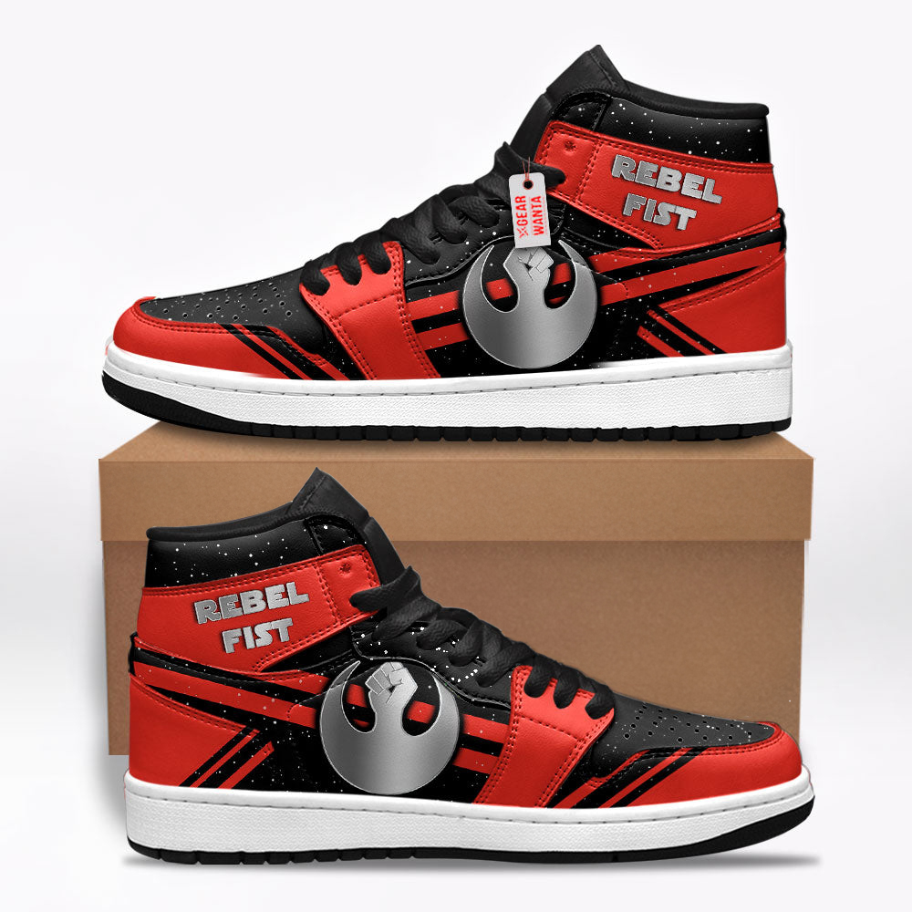 Rebel Fist Star Wars Symbol Shoes Custom