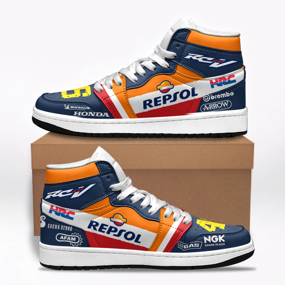 RC211V Moto Custom Shoes Custom Sneakers For Fans