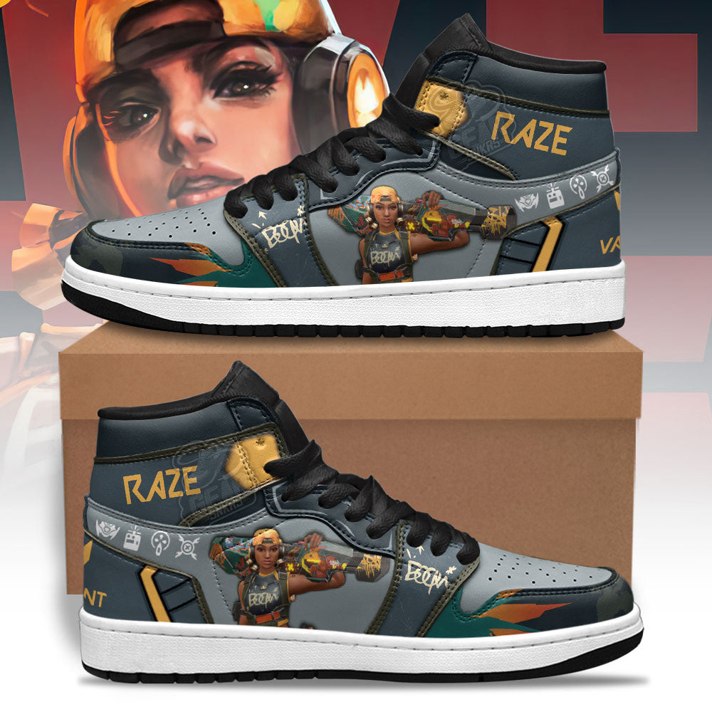 Raze Valorant Agent Sneakers Custom For Gamer