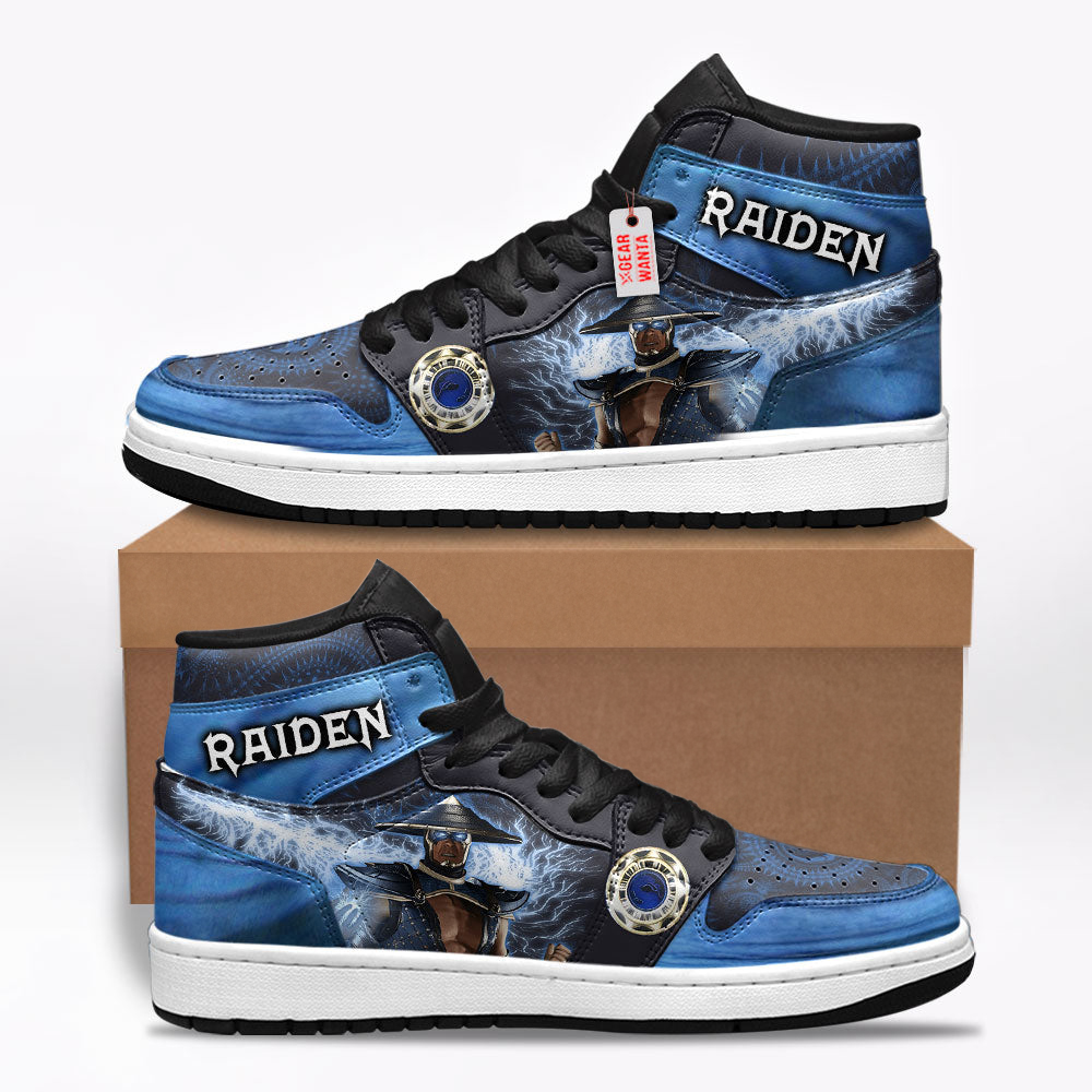 Raiden Mortal Kombat Shoes Custom Sneakers For Fans