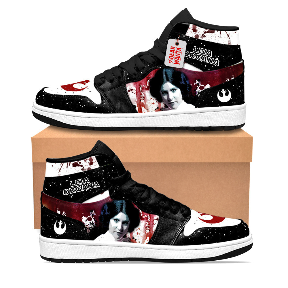 Princess Leia Organa Star Wars Shoes Custom Sneakers