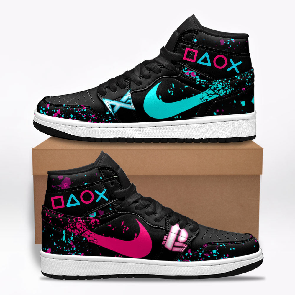 PS4 DualShock 4 Game Controler Shoes Custom Gifts Idea For Fans
