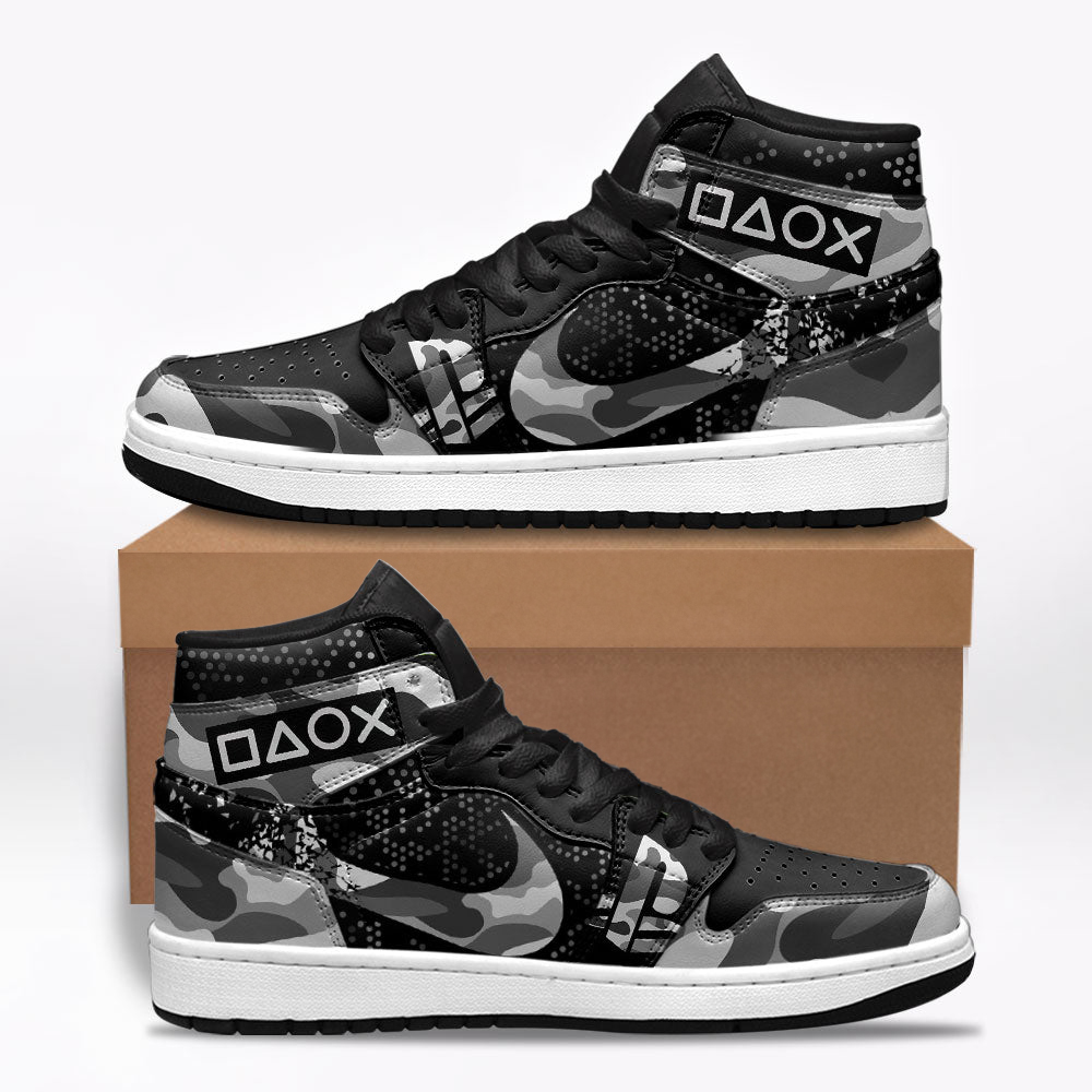 PS4 Nacro Game Controler Shoes Custom Gifts Idea For Fans