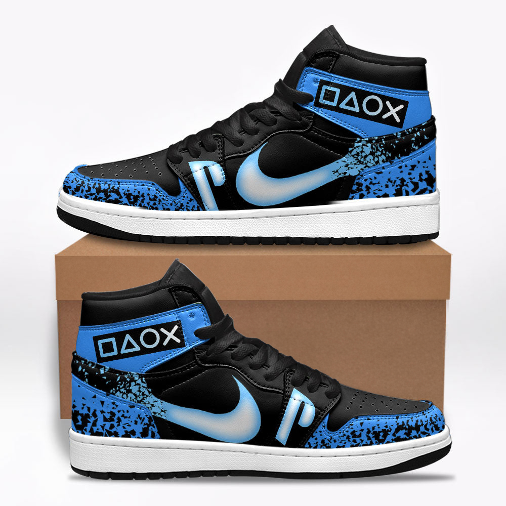 PS4 Nacro Game Controler Sneakers Custom Gifts Idea For Fans