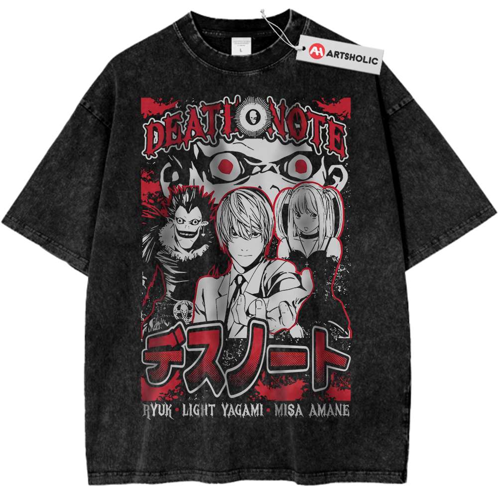Death Note Shirt, Anime Shirt, Vintage T-Shirt