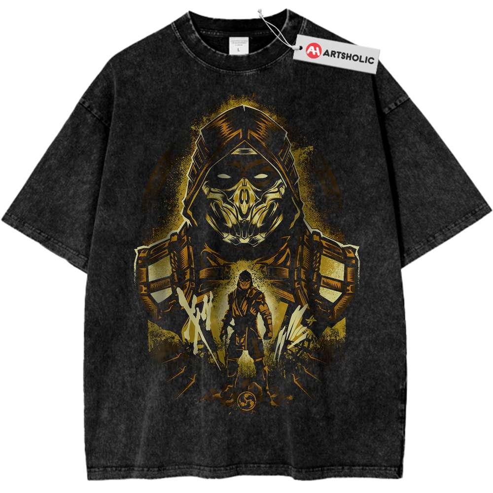 Scorpion Shirt, Mortal Kombat Shirt, Game Shirt, Vintage Tee