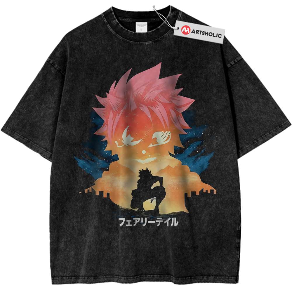 Natsu Dragneel Shirt, Fairy Tail Shirt, Anime Shirt, Vintage T-Shirt