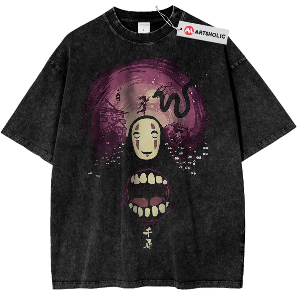 No Face – Spirited Away Shirt, Studio Ghibli Shirt, Anime Shirt, Vintage T-Shirt