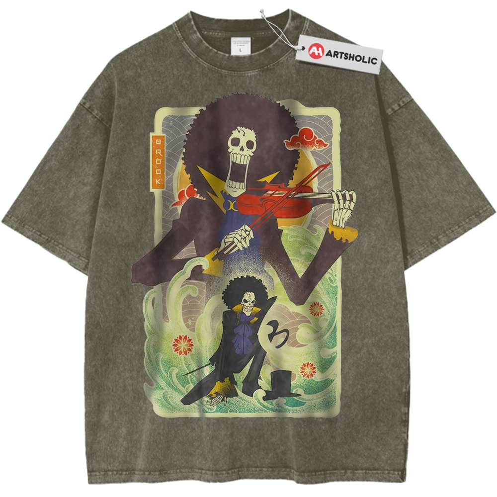 Brook Shirt, One Piece Shirt, Anime Shirt, Vintage Tee