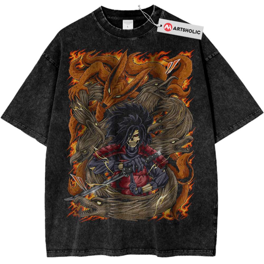 Madara Uchiha Shirt, Naruto Shirt, Anime Shirt, Vintage Tee