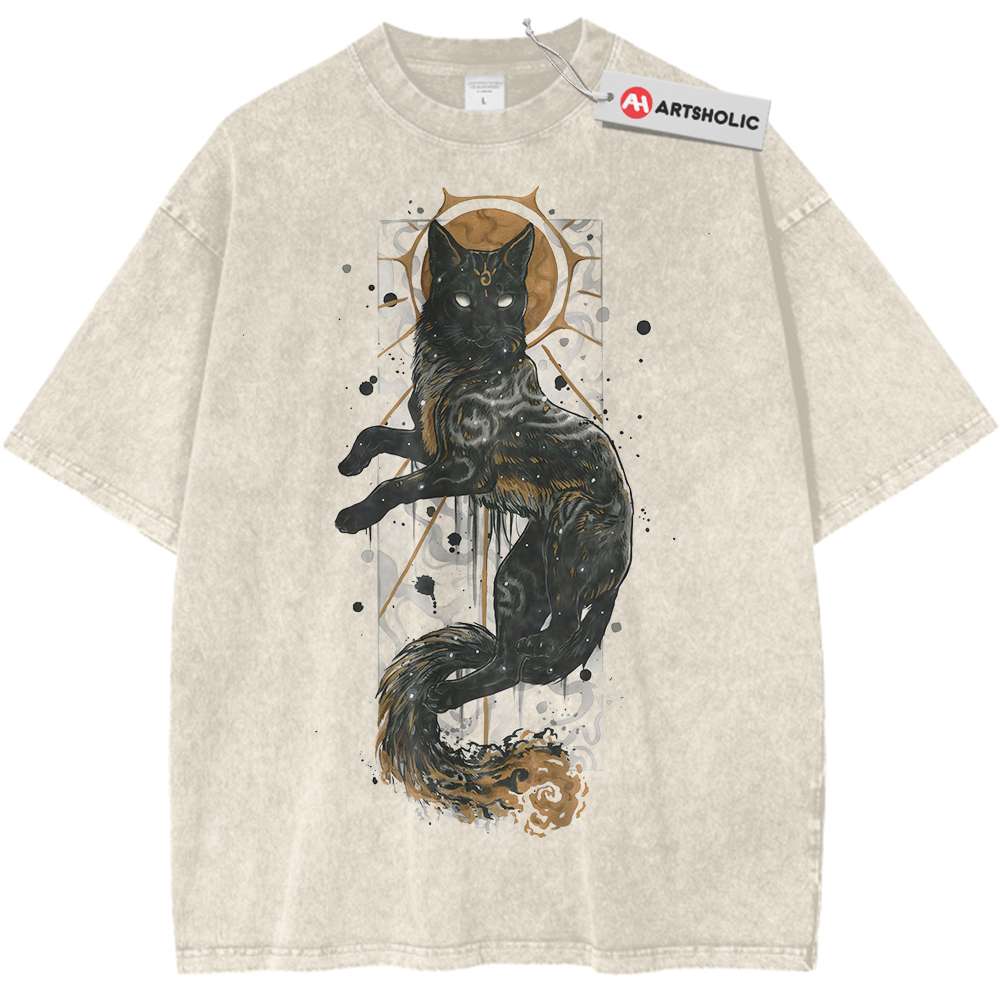 Magic Black Cat Shirt, Animal Lover Shirt, Vintage T-Shirt