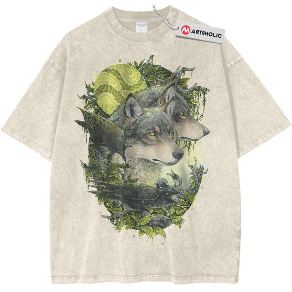 Gray Wolf Shirt, Animal Lover Shirt, Vintage T-Shirt