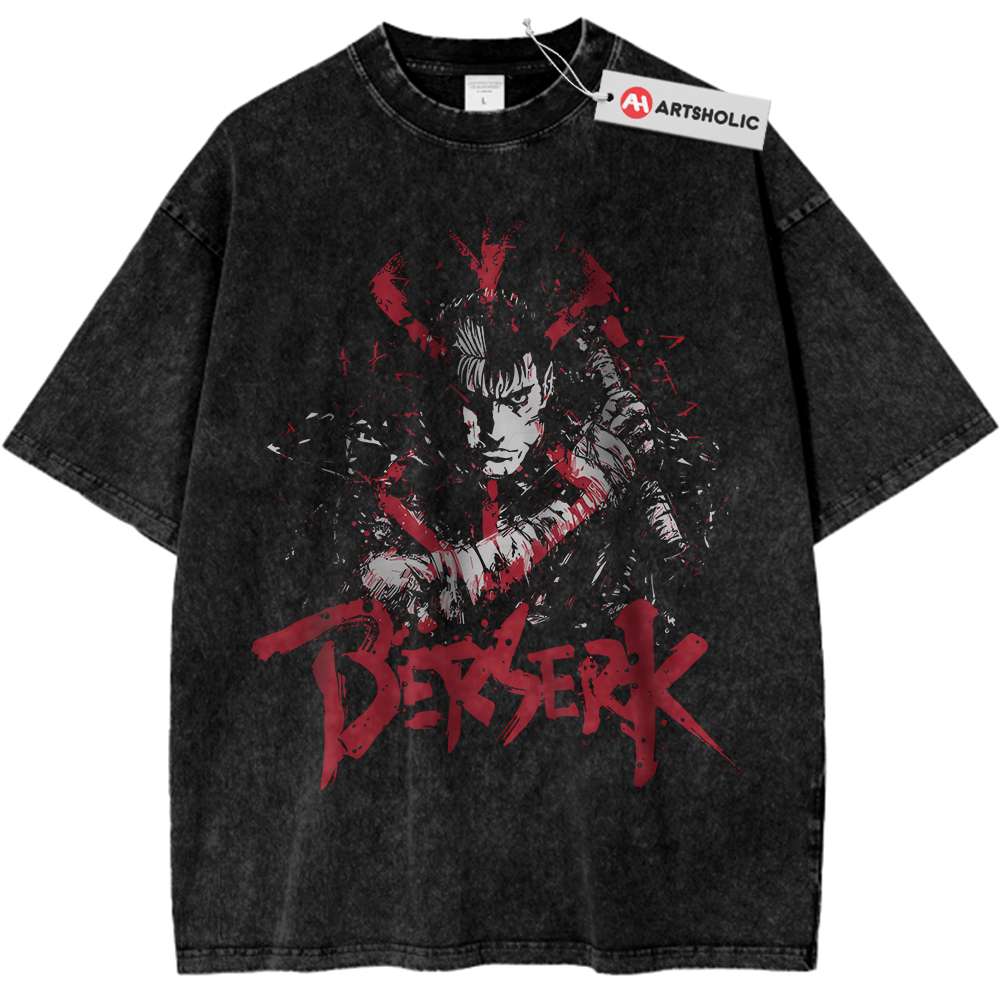 Guts Shirt, Berserk Shirt, Anime Shirt, Vintage Tee