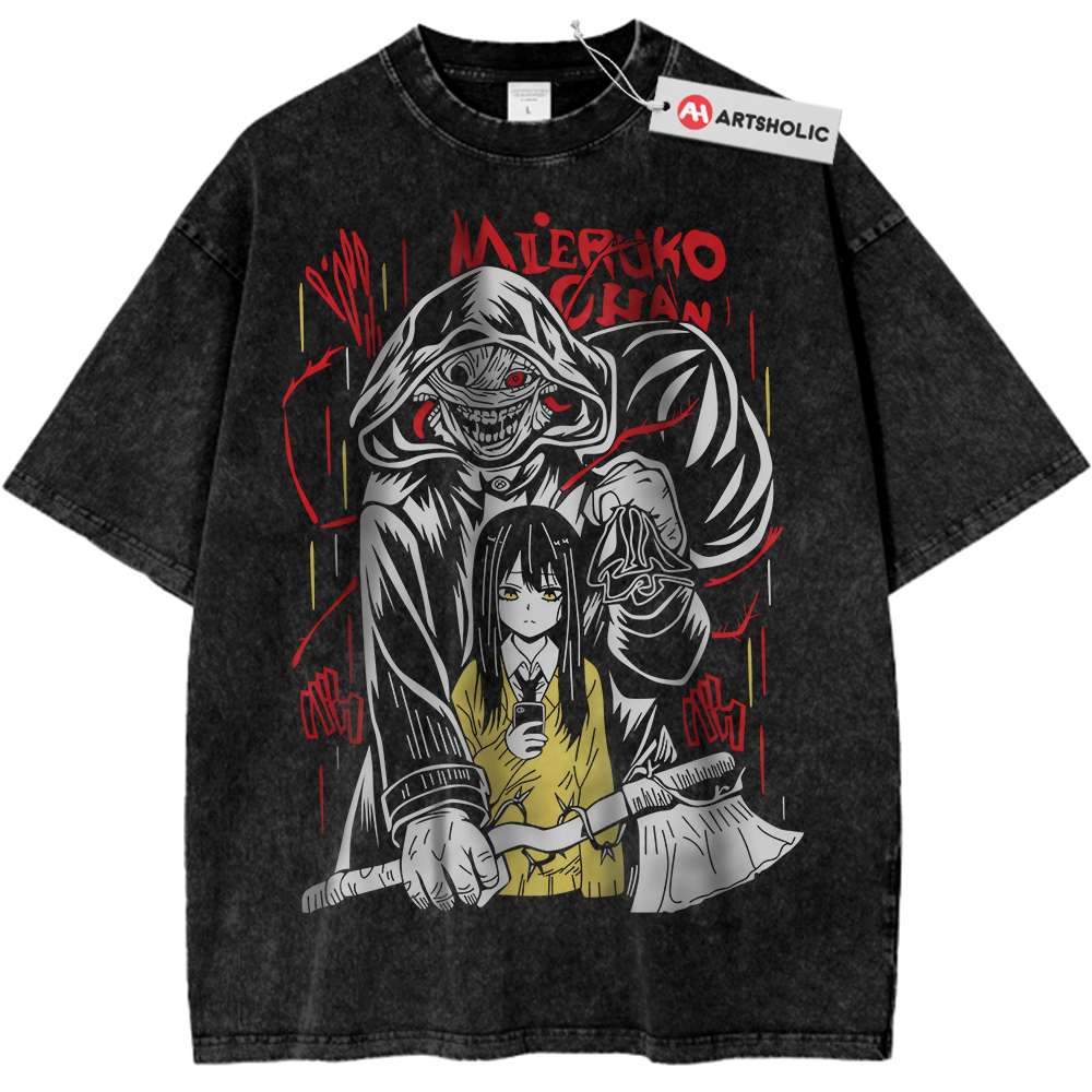 Miko Yotsuya Shirt, Mieruko-chan – Slice of Horror Shirt, Anime Shirt, Vintage T-Shirt