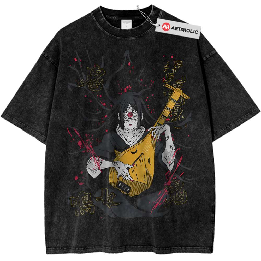 Nakime Shirt, Demon Slayer Shirt, Anime Shirt, Vintage T-Shirt