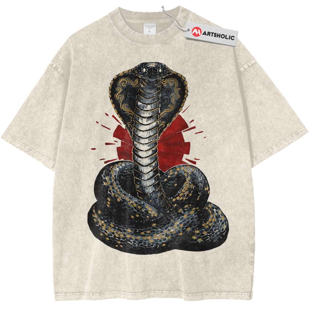 King Cobra Shirt, Snake Shirt, Animal Shirt, Vintage T-Shirt