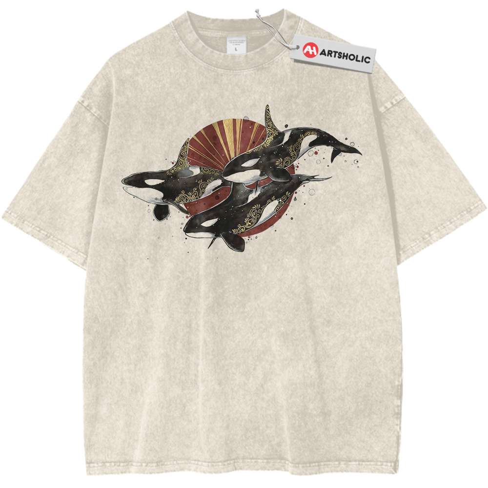 Orca Shirt, Ocean Wildlife Shirt, Vintage T-Shirt