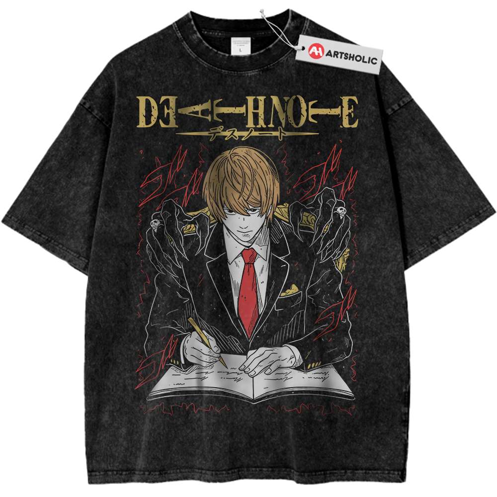 Kira – Light Yagami Shirt, Death Note Shirt, Anime Shirt, Vintage T-Shirt