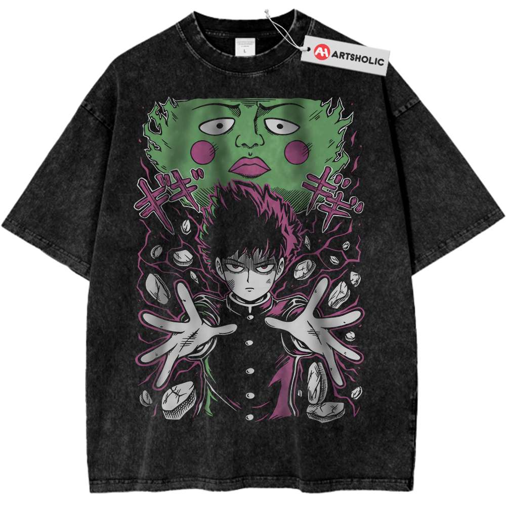 Shigeo Kageyama Shirt, Mob Psycho 100 Shirt, Anime Shirt, Vintage Tee