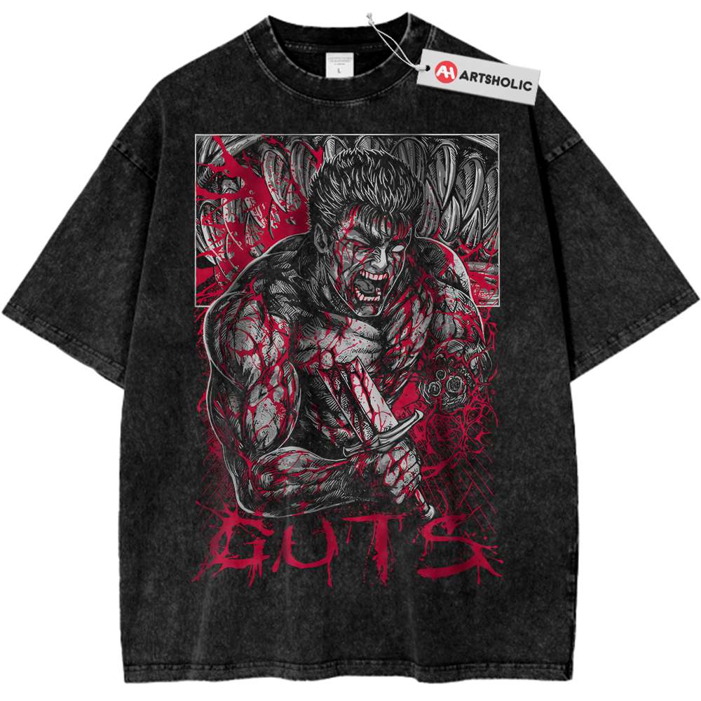 Guts Shirt, Berserk Shirt, Anime Shirt, Vintage Tee
