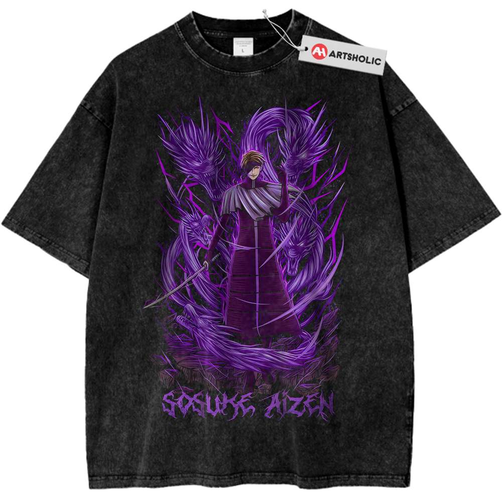 Sosuke Aizen Shirt, Bleach Shirt, Anime Shirt, Vintage Tee