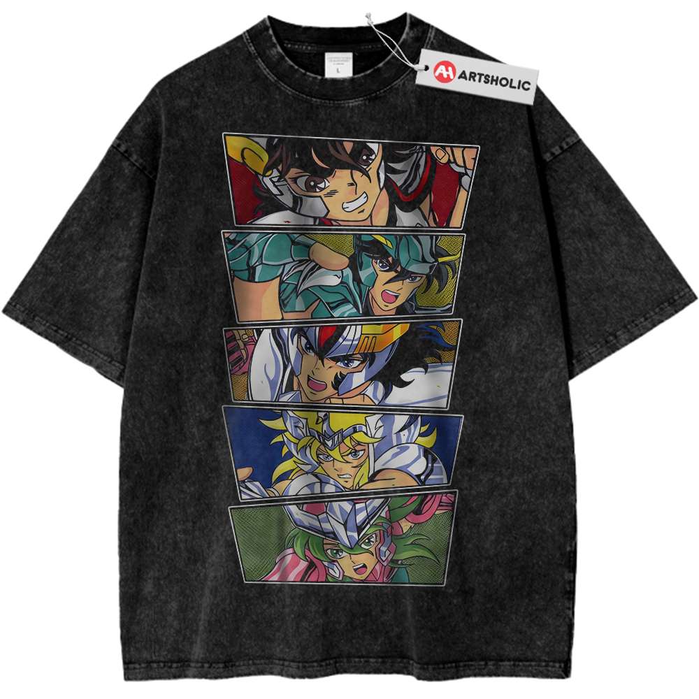 Saint Seiya Shirt, Anime Shirt, Vintage T-Shirt