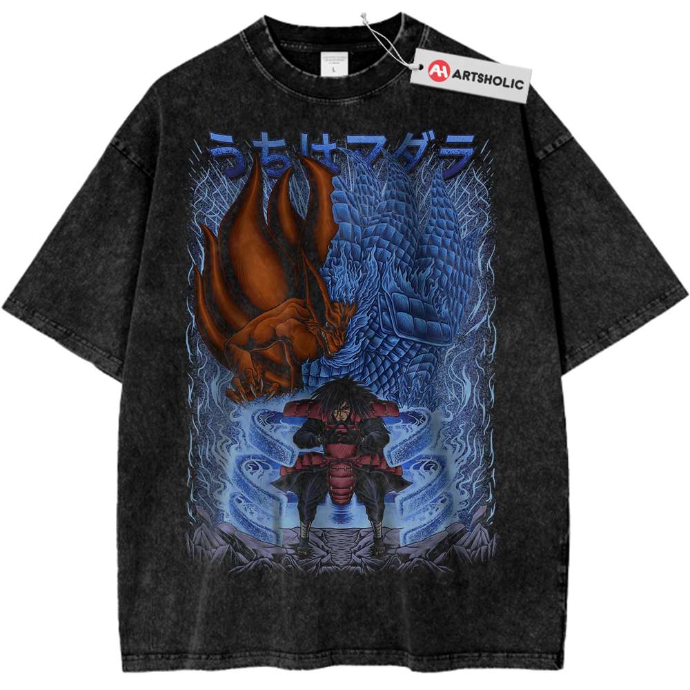 Madara Uchiha Shirt, Naruto Shirt, Anime Shirt, Vintage T-Shirt