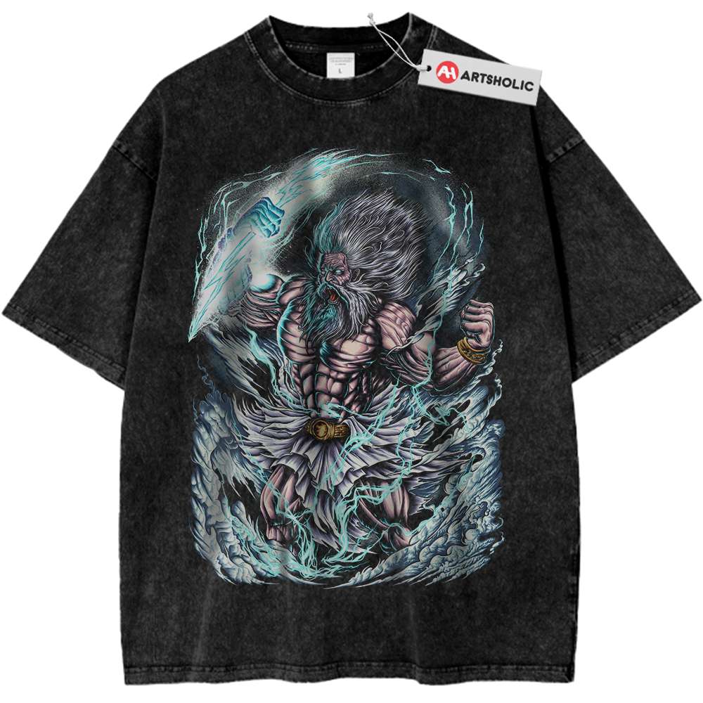 Zeus Greek Mythology Shirt – Ancient God of Thunder Shirt, Vintage T-Shirt