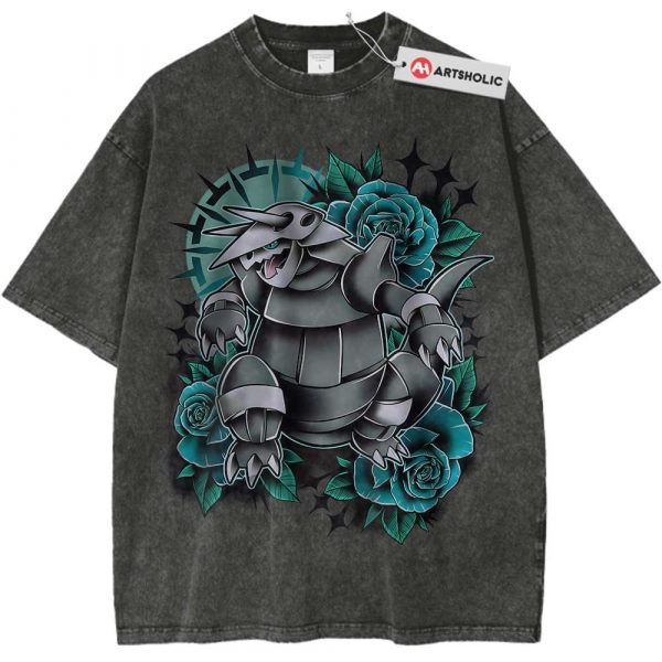 Aggron Shirt, Pokemon Shirt, PKM Shirt, Anime Shirt, Vintage T-Shirt
