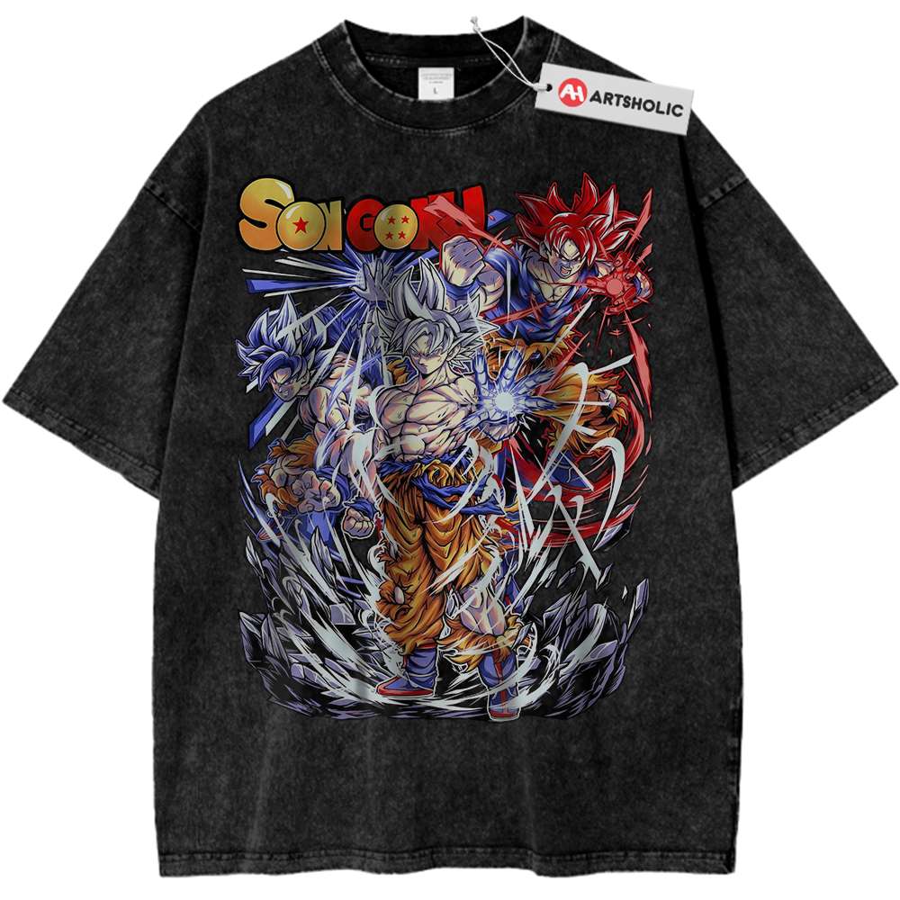 Son Goku Shirt, Dragon Ball Z Shirt, DBZ Shirt, Anime Shirt, Vintage Tee