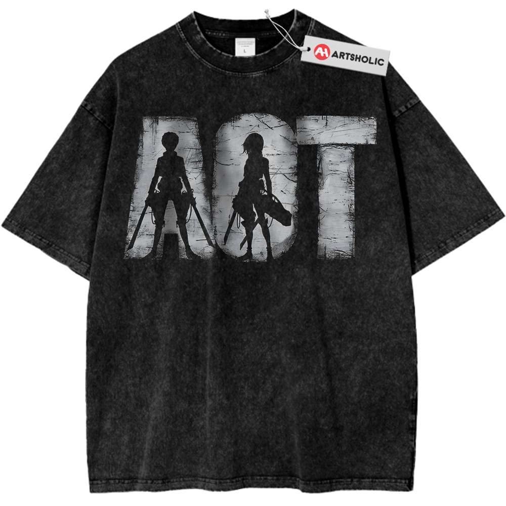 Attack On Titan Shirt, AOT Shirt, Anime Shirt, Vintage Tee