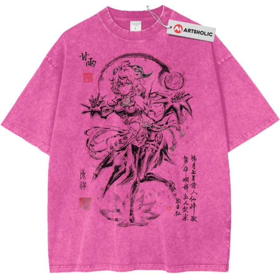 Ganyu Shirt, Genshin Impact Shirt, Game Shirt, Vintage T-Shirt Ganyu Shirt, Genshin Impact Shirt, Game Shirt, Vintage T-Shirt