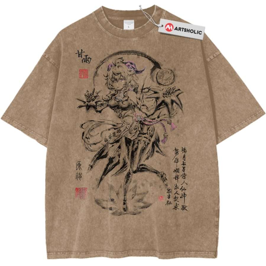Ganyu Shirt, Genshin Impact Shirt, Game Shirt, Vintage T-Shirt Ganyu Shirt, Genshin Impact Shirt, Game Shirt, Vintage T-Shirt