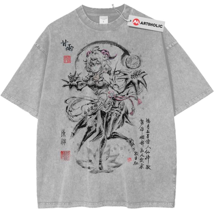 Ganyu Shirt, Genshin Impact Shirt, Game Shirt, Vintage T-Shirt Ganyu Shirt, Genshin Impact Shirt, Game Shirt, Vintage T-Shirt