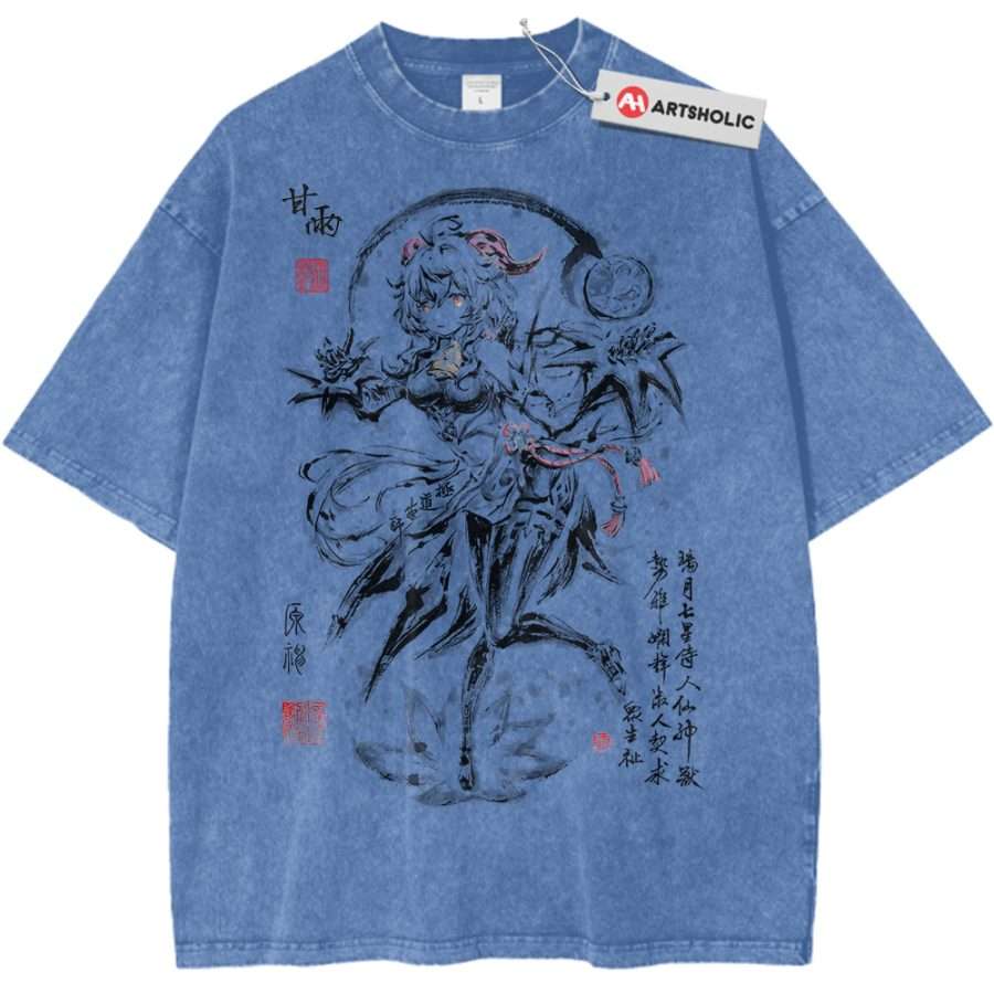 Ganyu Shirt, Genshin Impact Shirt, Game Shirt, Vintage T-Shirt Ganyu Shirt, Genshin Impact Shirt, Game Shirt, Vintage T-Shirt