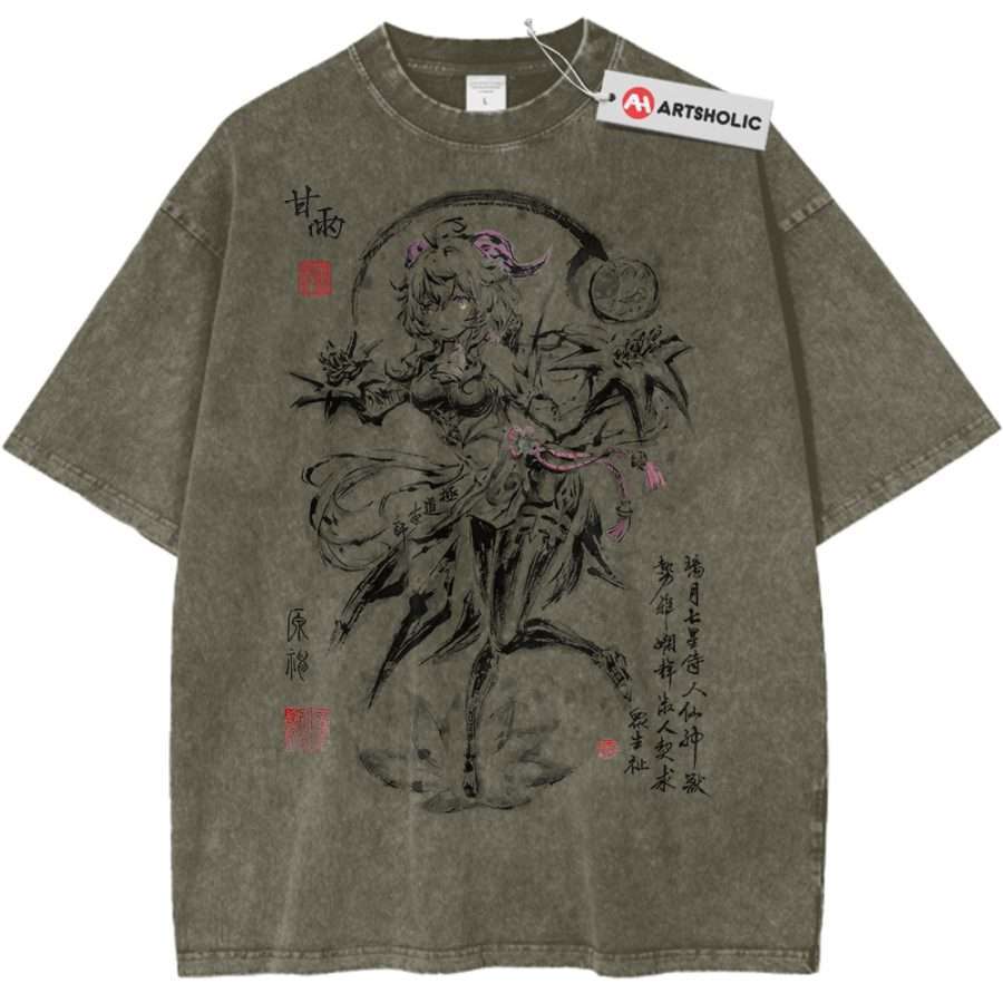 Ganyu Shirt, Genshin Impact Shirt, Game Shirt, Vintage T-Shirt Ganyu Shirt, Genshin Impact Shirt, Game Shirt, Vintage T-Shirt