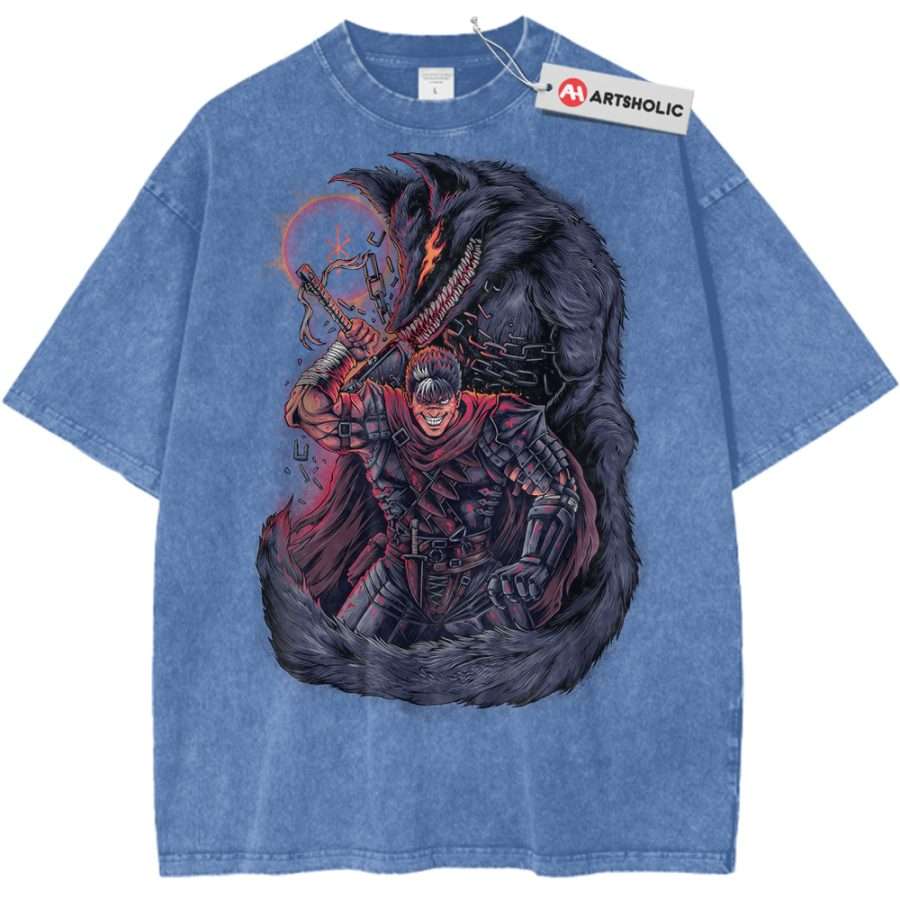 Guts Shirt, Berserk Shirt, Anime Shirt, Vintage Tee Guts Shirt, Berserk Shirt, Anime Shirt, Vintage Tee