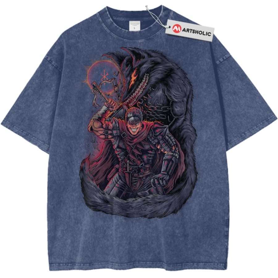 Guts Shirt, Berserk Shirt, Anime Shirt, Vintage Tee Guts Shirt, Berserk Shirt, Anime Shirt, Vintage Tee